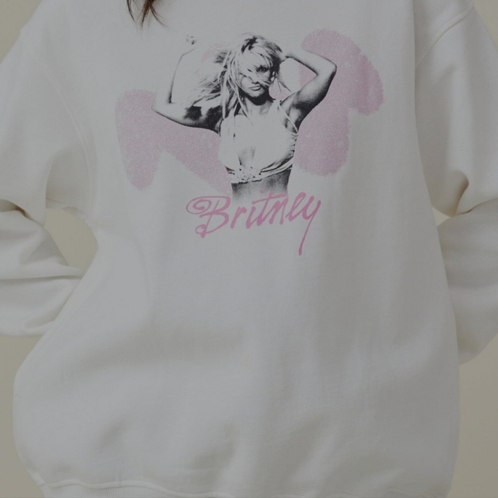 HTF Britney glitter sweatshirt